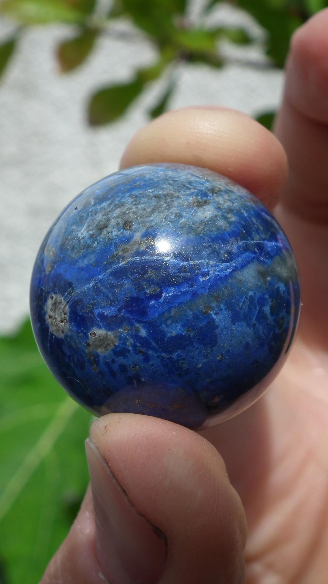 Lapis lazuli // Crystal ball // Natural lapis lazuli