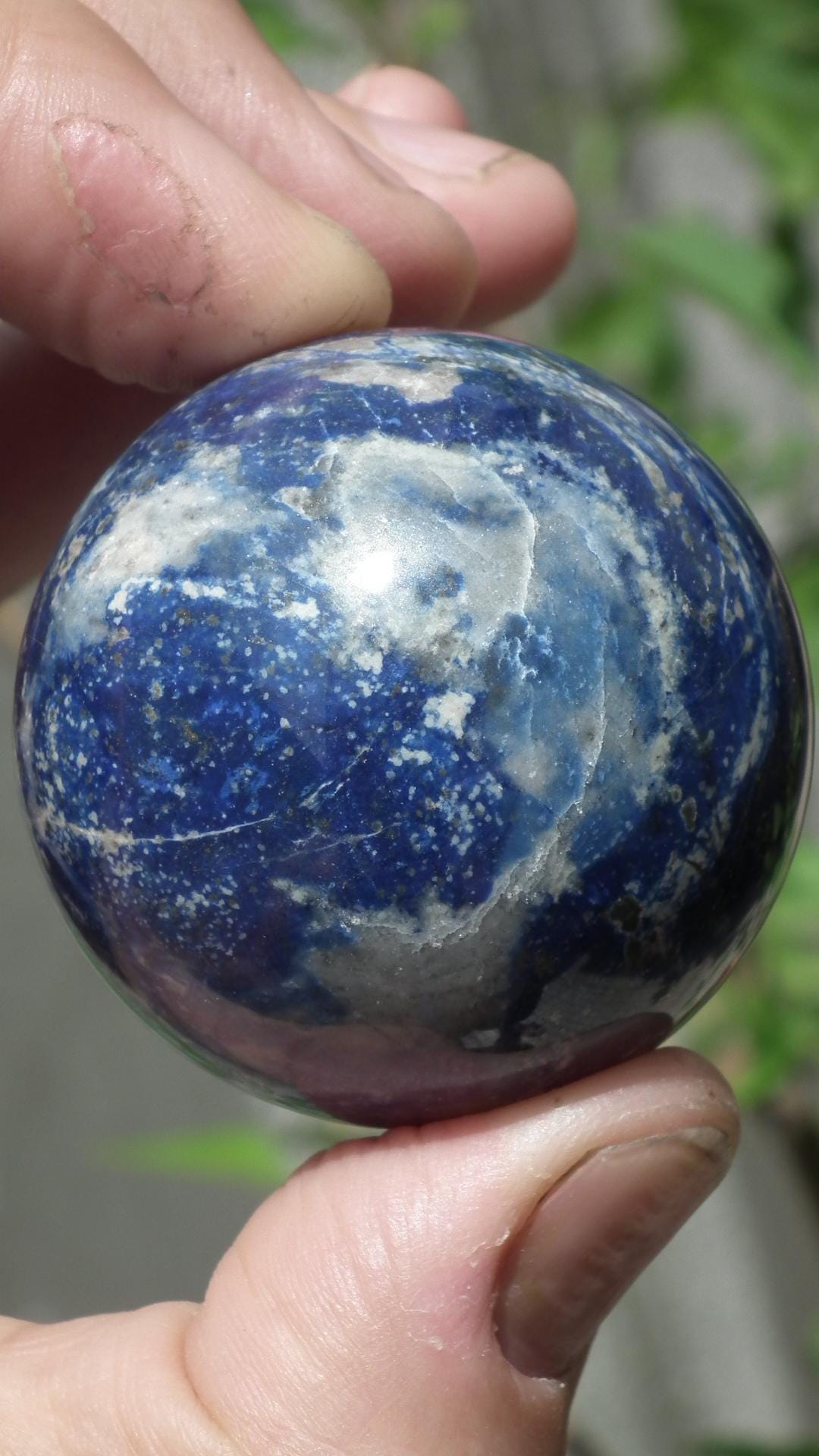 Lapis lazuli // Crystal ball // Natural lapis lazuli