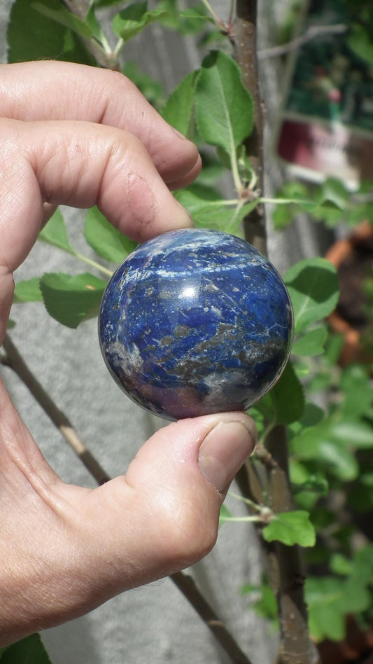 Lapis lazuli // Crystal ball // Natural lapis lazuli
