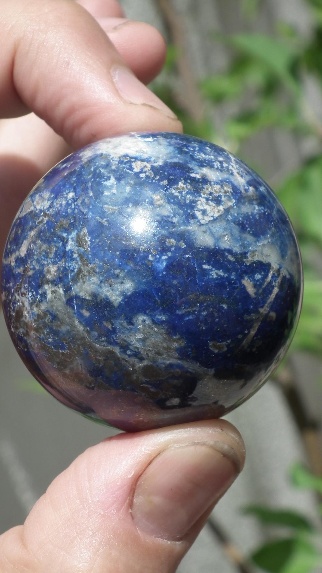Lapis lazuli // Crystal ball // Natural lapis lazuli