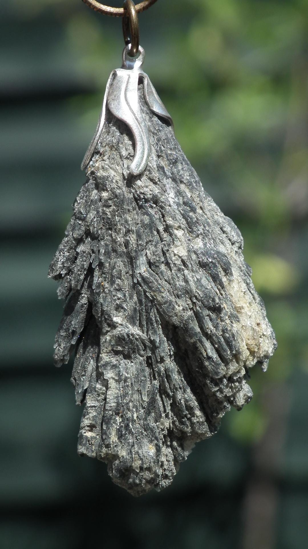 Black Kyanite pendant
