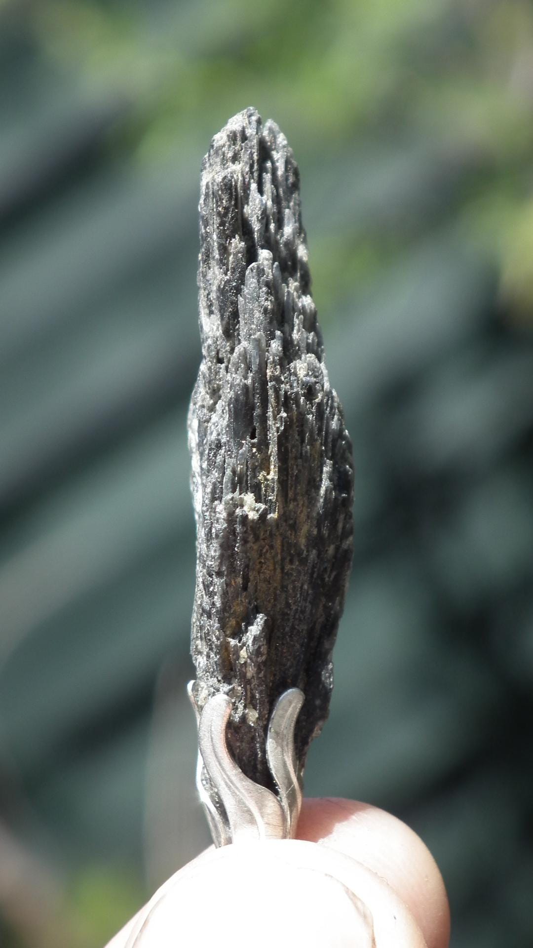 Black Kyanite pendant