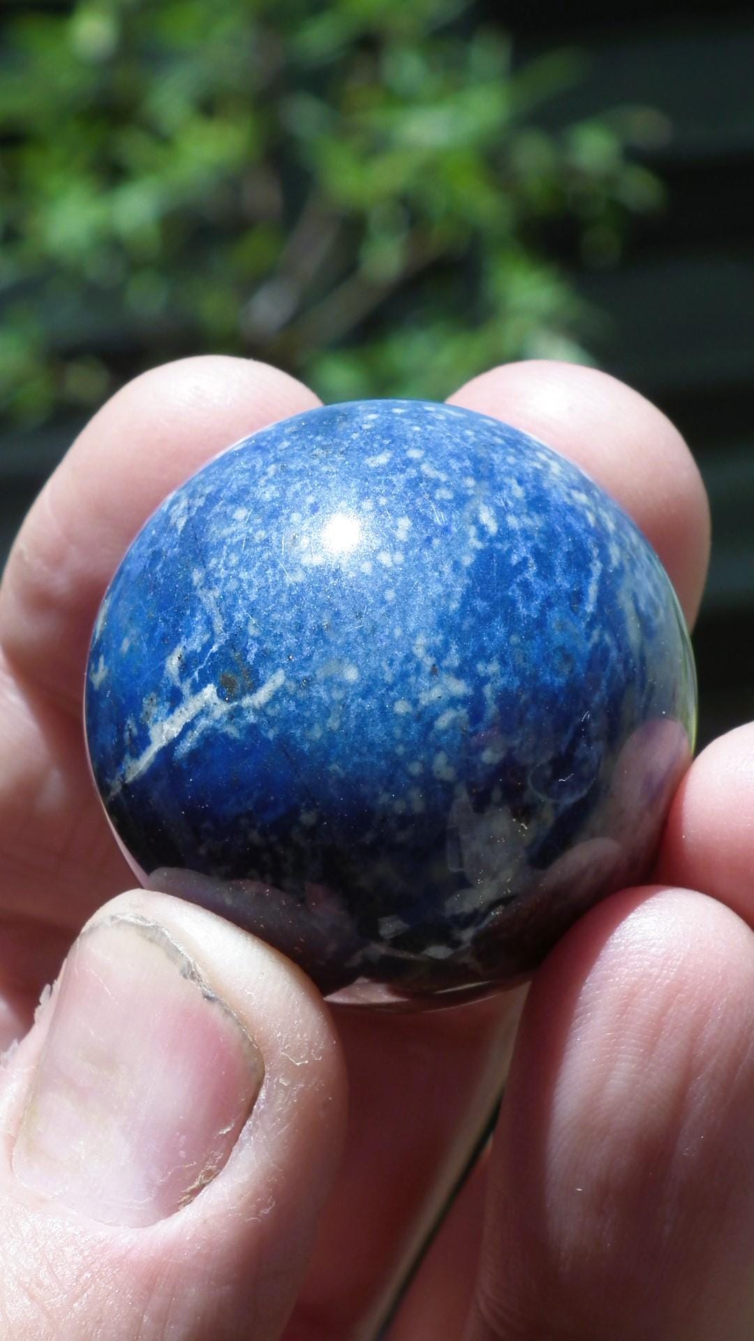 Lapis lazuli // Crystal ball // Natural lapis lazuli
