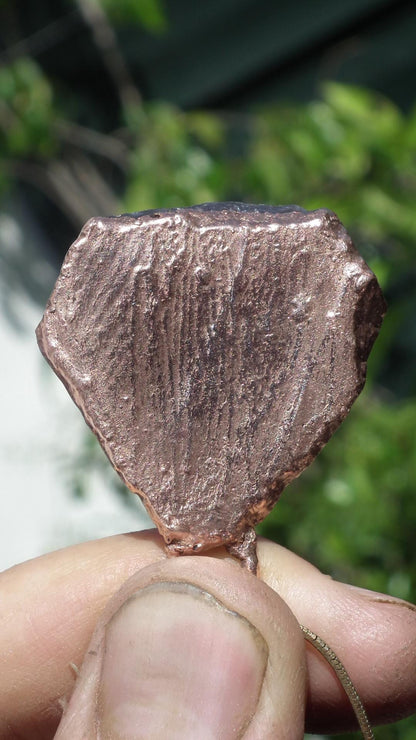 Electroformed copper Ametrine pendant // Ametrine crystal