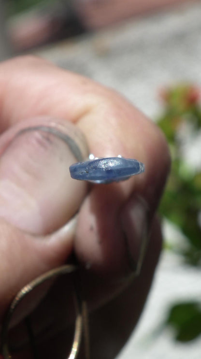 Blue kyanite pendant