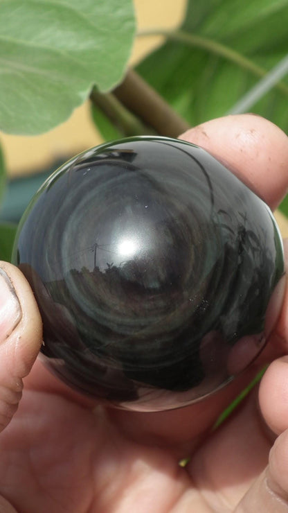 48mm Rainbow Obsidian Sphere