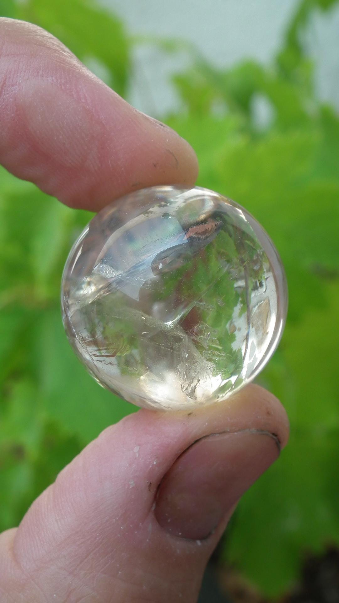 28mm Gold rutile sphere, Top quality rutilated quartz sphere