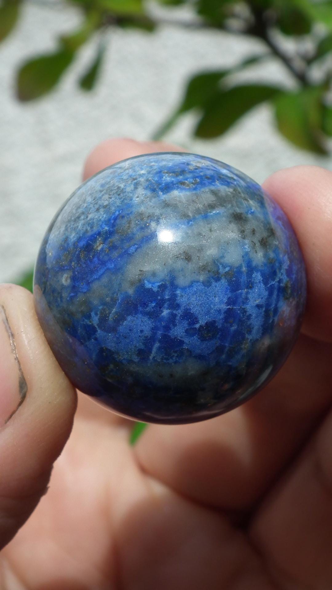 Lapis lazuli // Crystal ball // Natural lapis lazuli