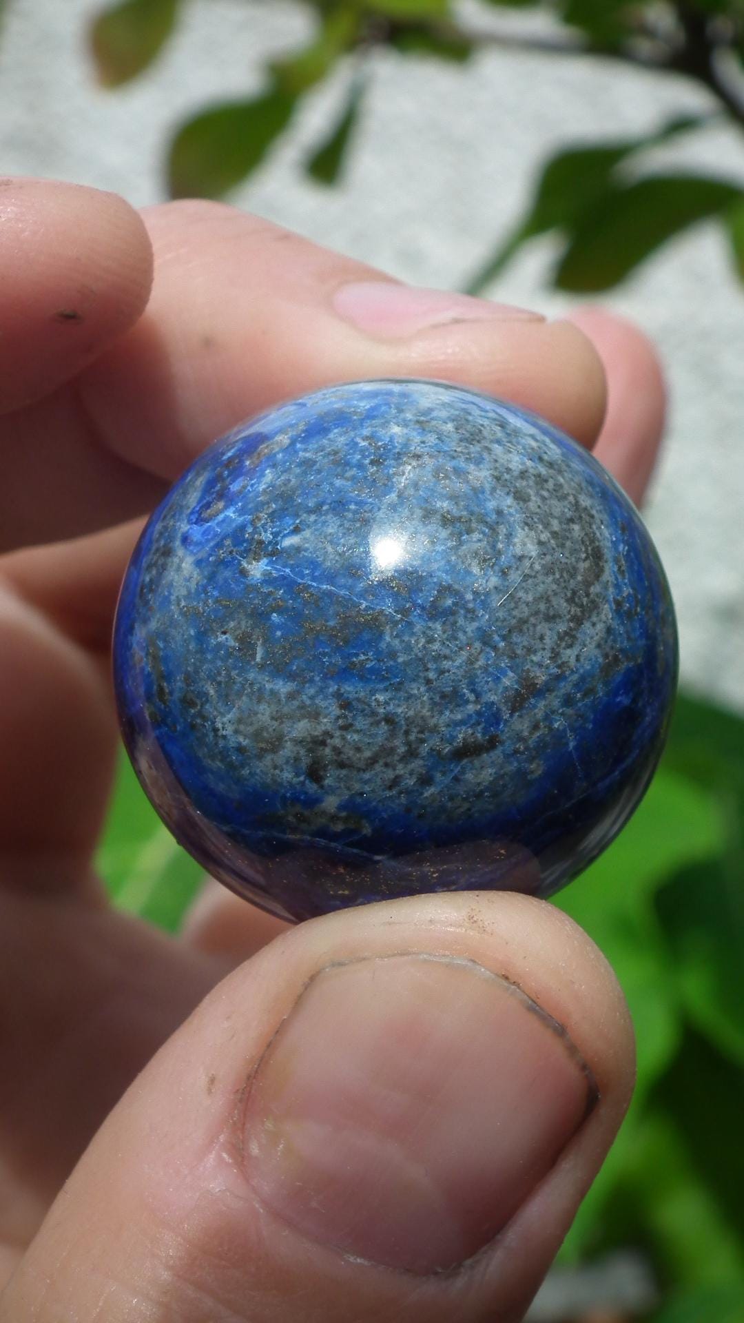 Lapis lazuli // Crystal ball // Natural lapis lazuli