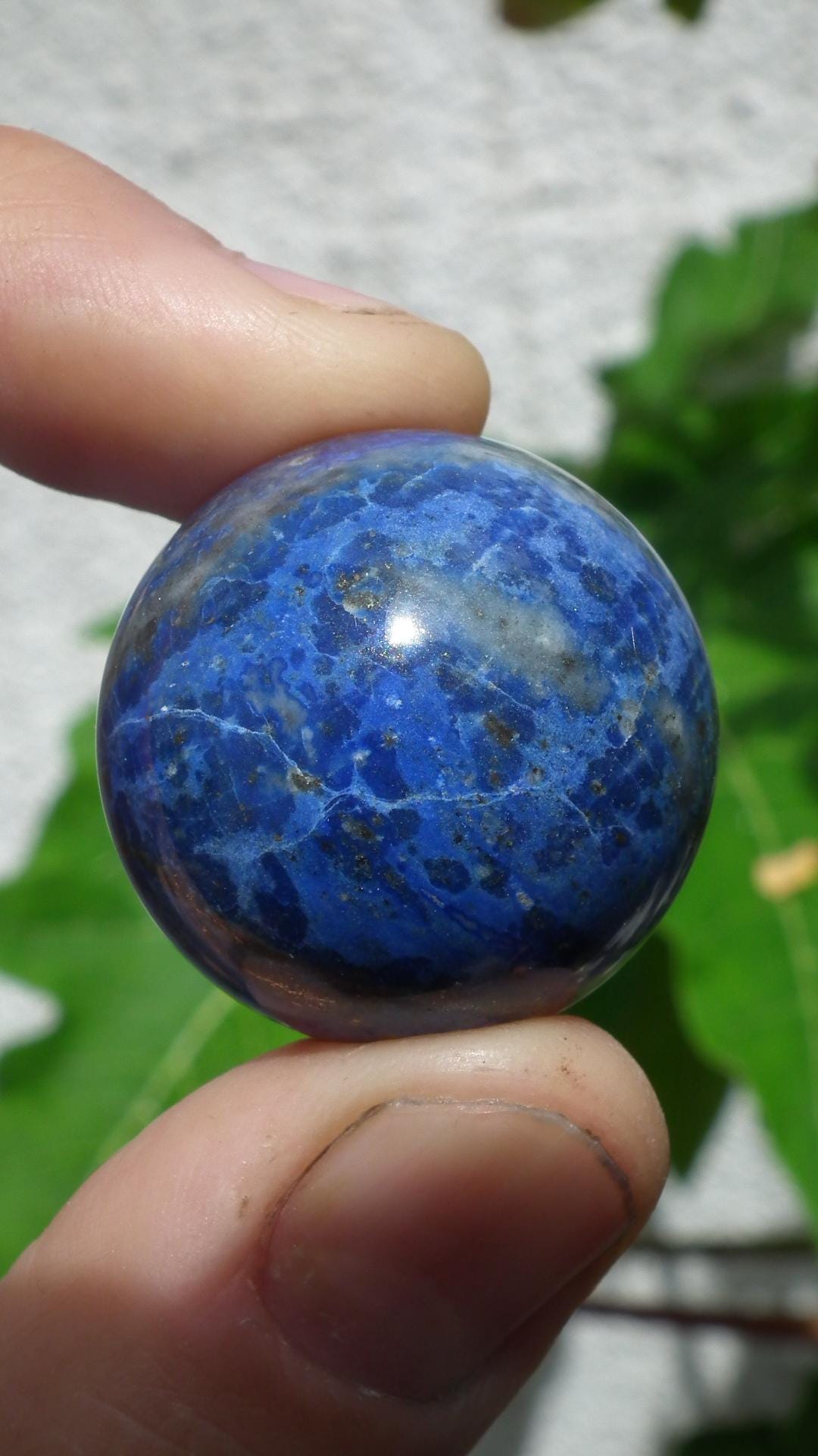 Lapis lazuli // Crystal ball // Natural lapis lazuli