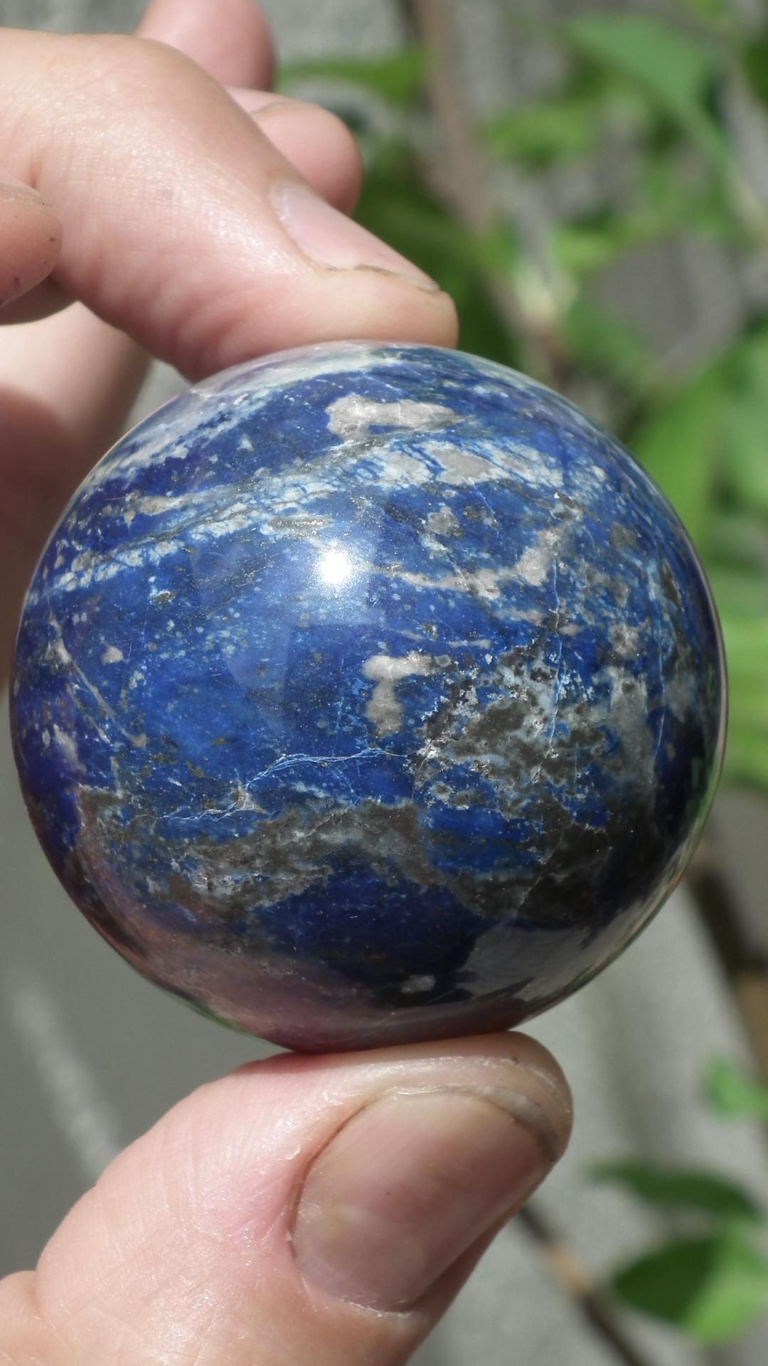 Lapis lazuli // Crystal ball // Natural lapis lazuli