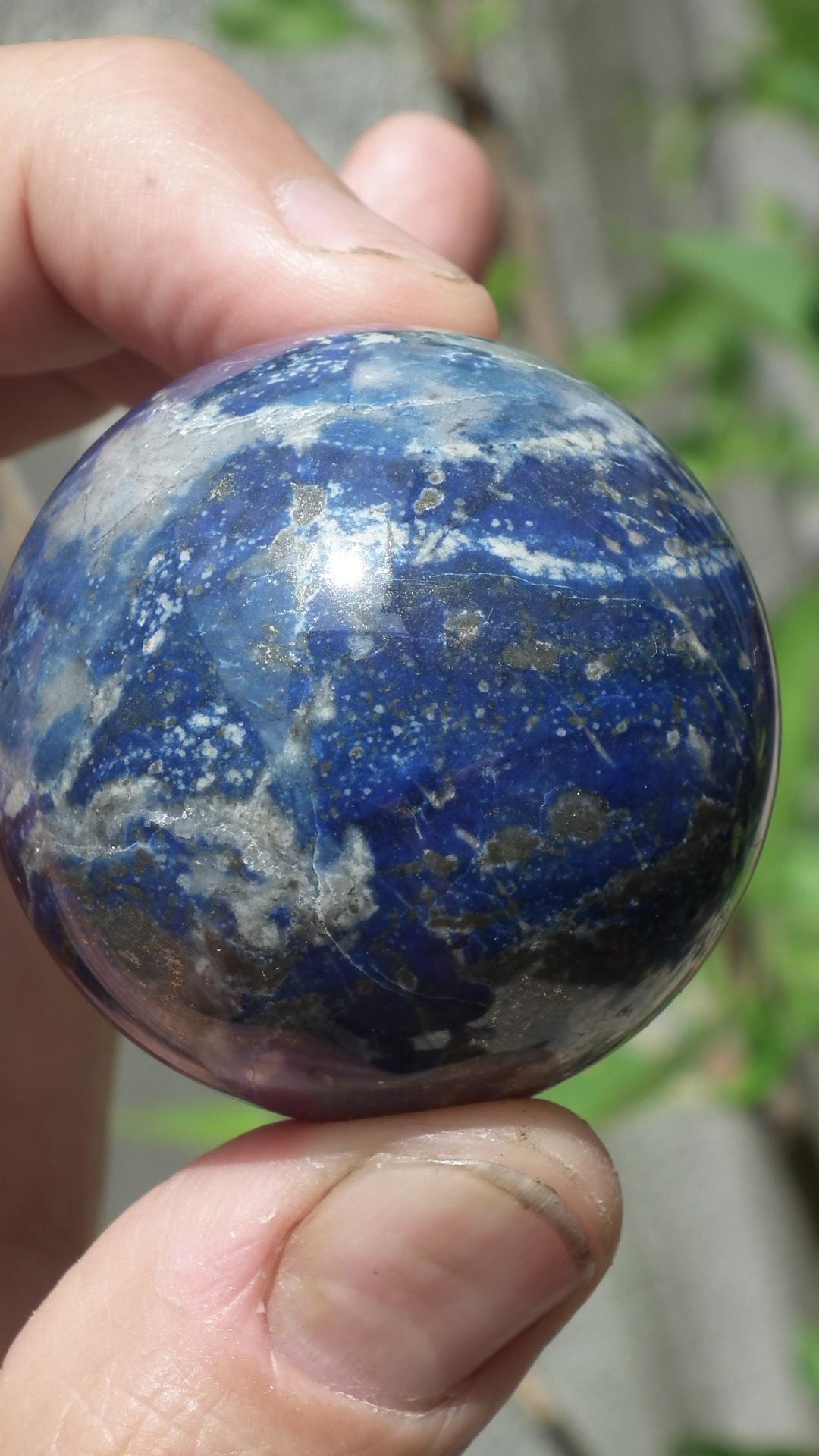Lapis lazuli // Crystal ball // Natural lapis lazuli