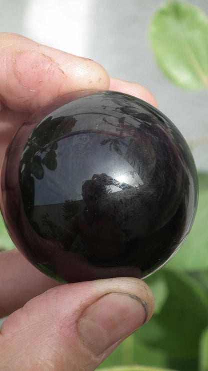 48mm Rainbow Obsidian Sphere