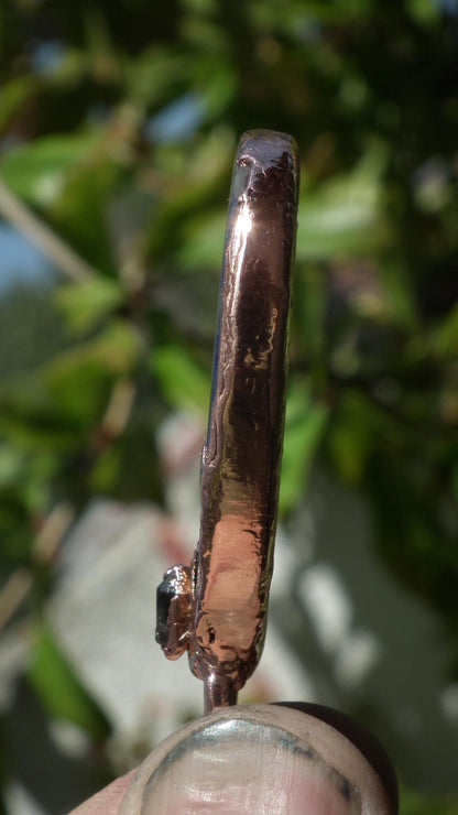 Copper lapis lazuli necklace