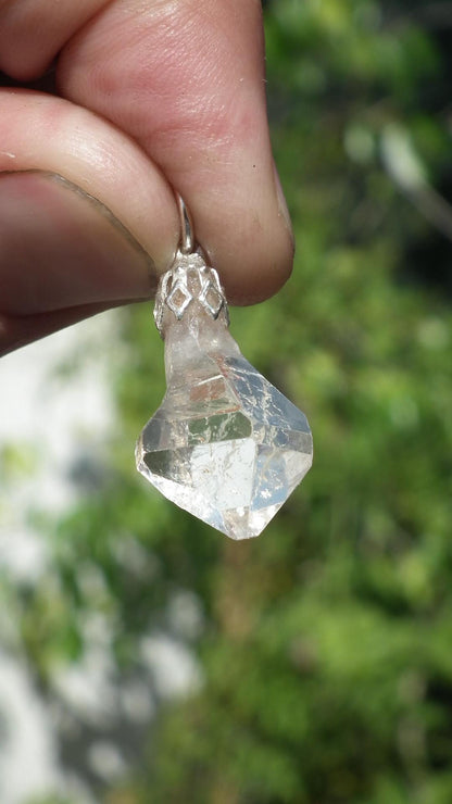Herkimer diamond pendant