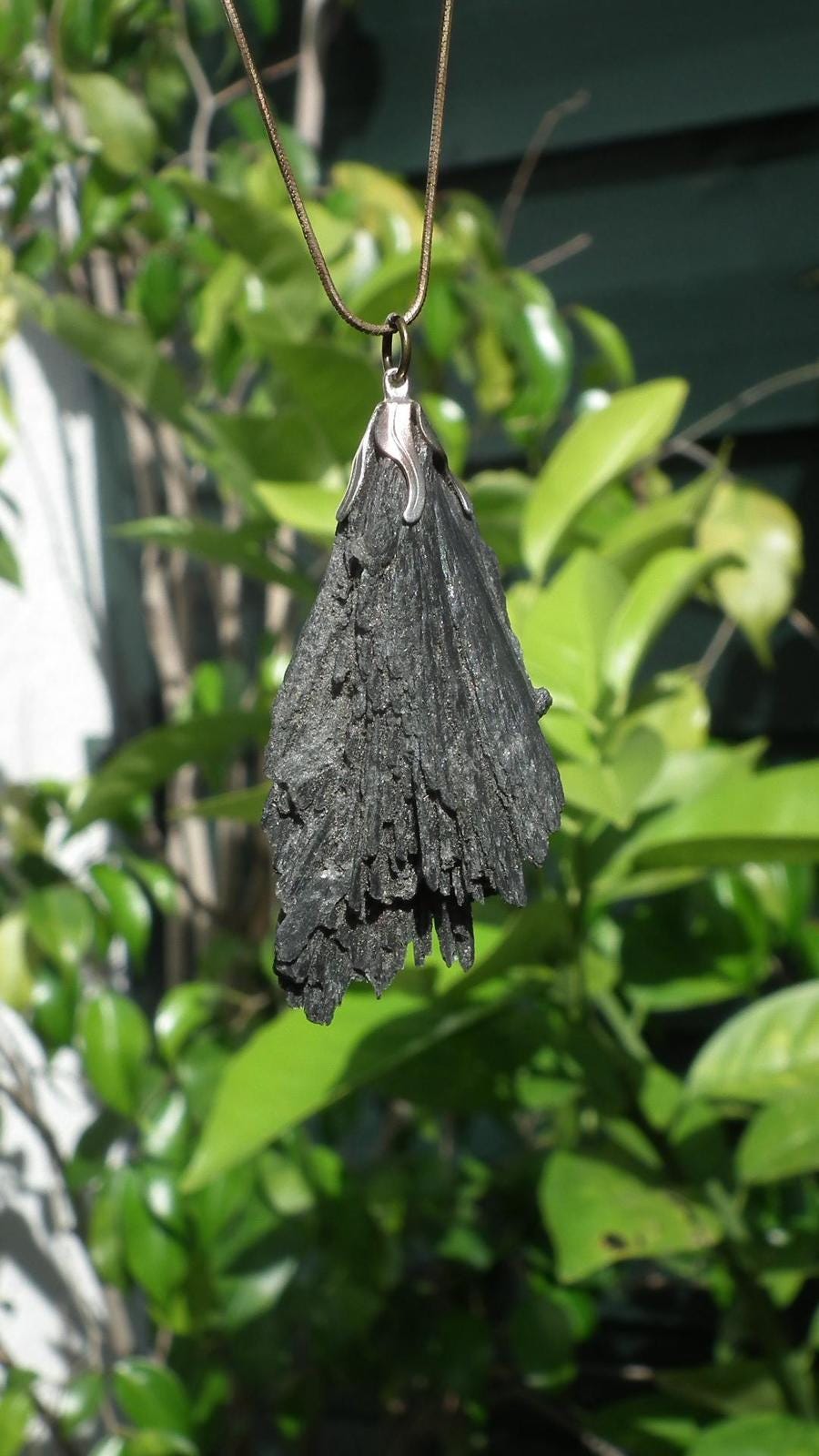 Black Kyanite pendant
