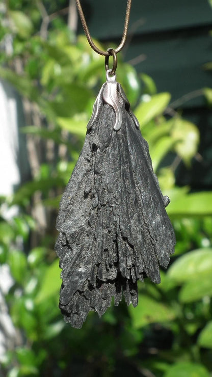 Black Kyanite pendant