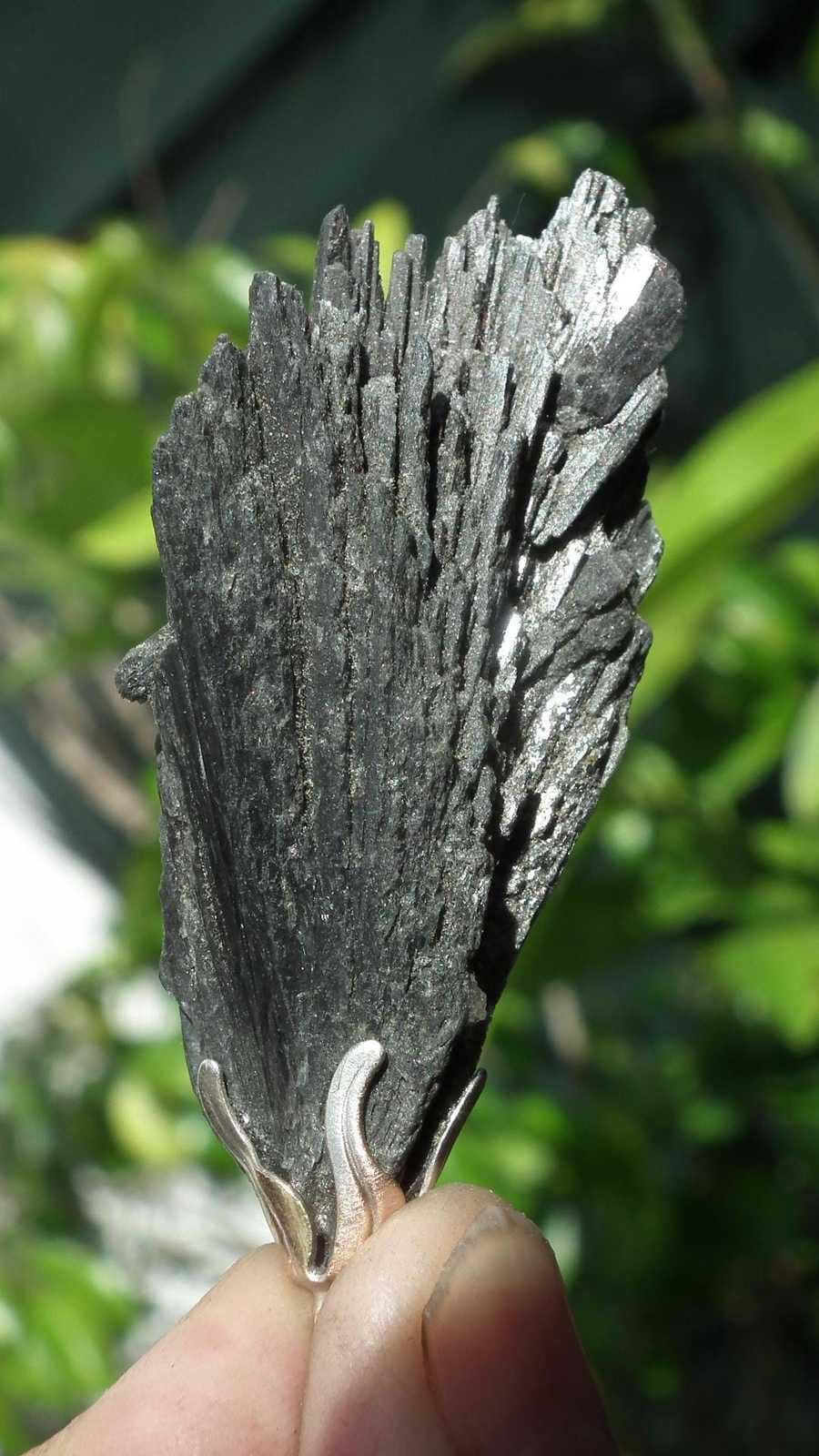 Black Kyanite pendant