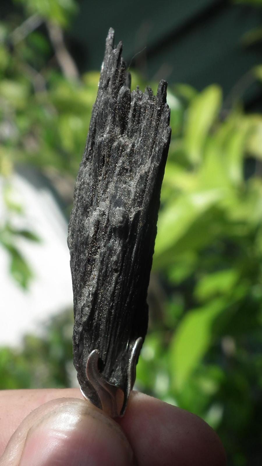 Black Kyanite pendant