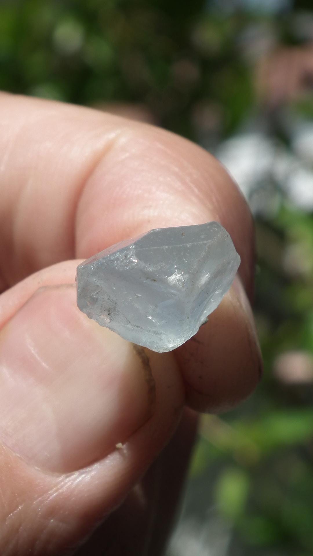 Celestite pendant