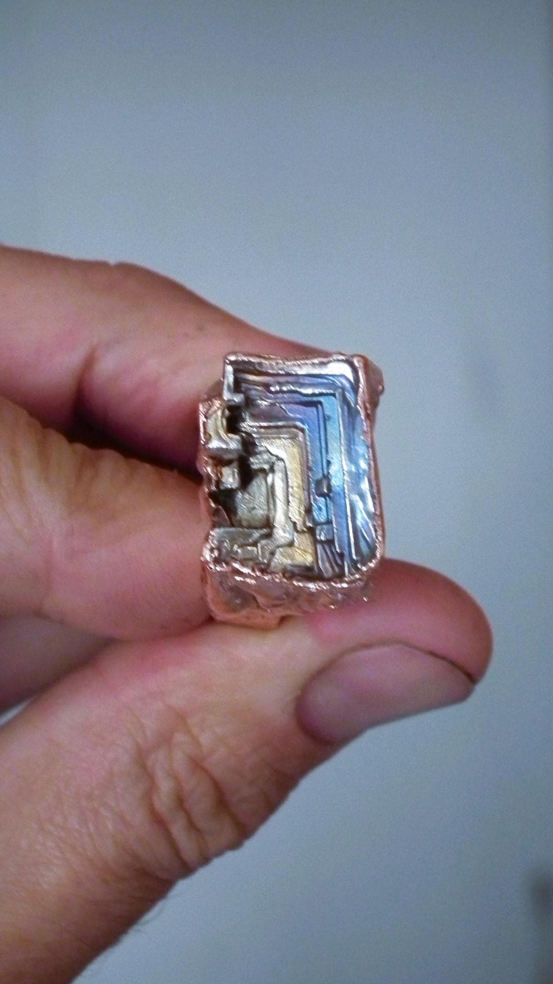 Electroformed copper Bismuth ring