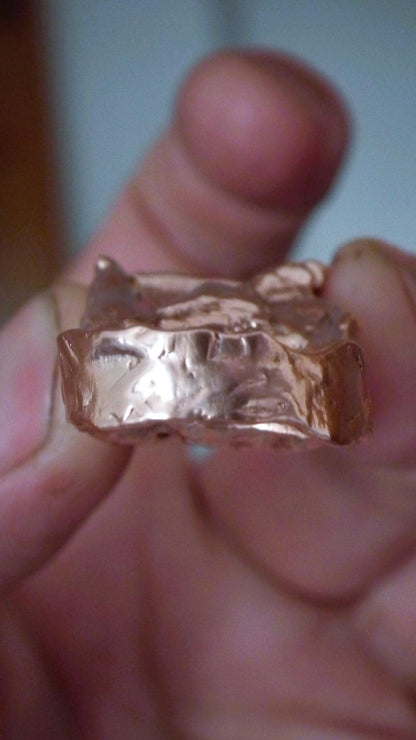 Electroformed copper Bismuth ring