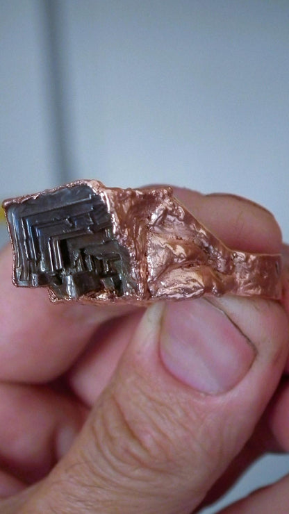 Electroformed copper Bismuth ring