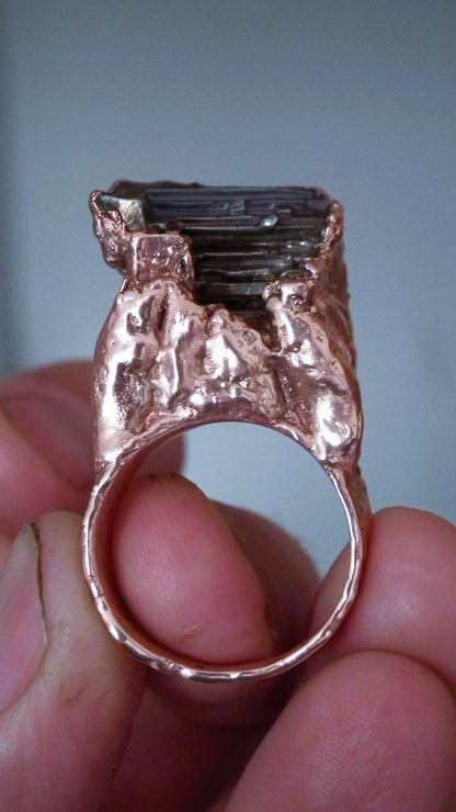Electroformed copper Bismuth ring