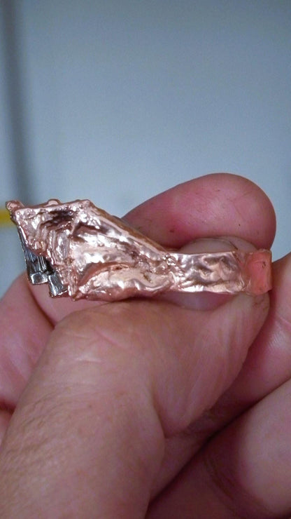 Electroformed copper Bismuth ring