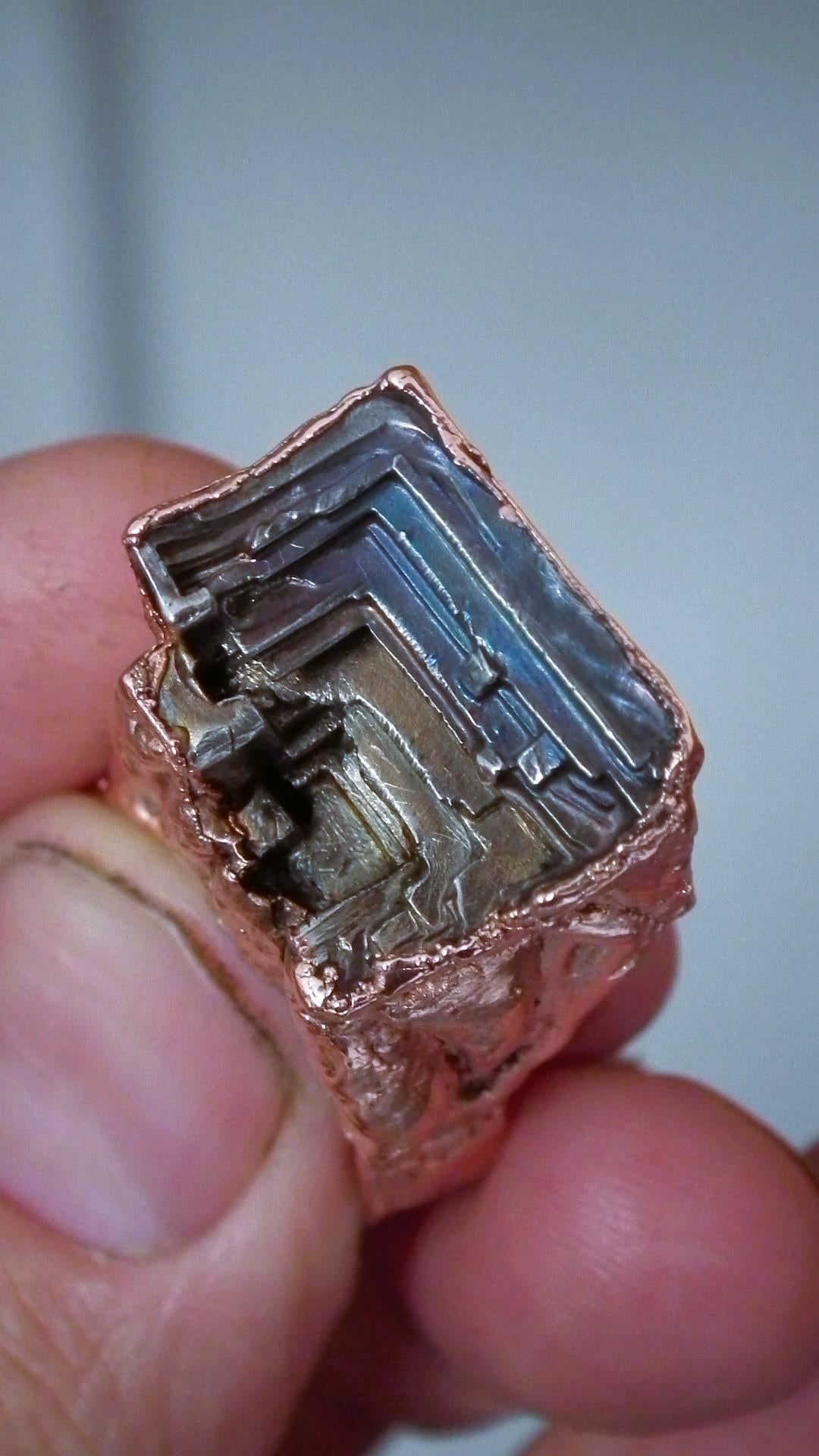 Electroformed copper Bismuth ring