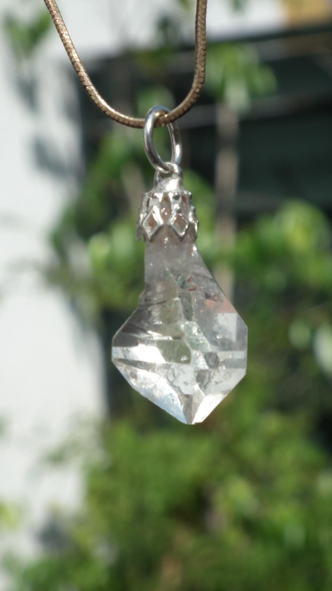 Herkimer diamond pendant
