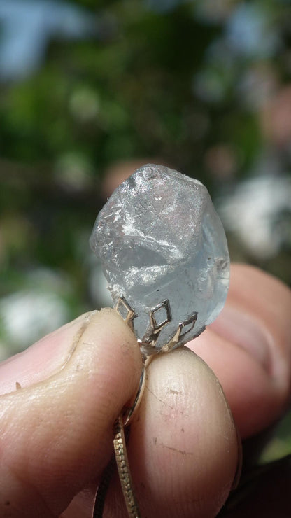 Celestite pendant