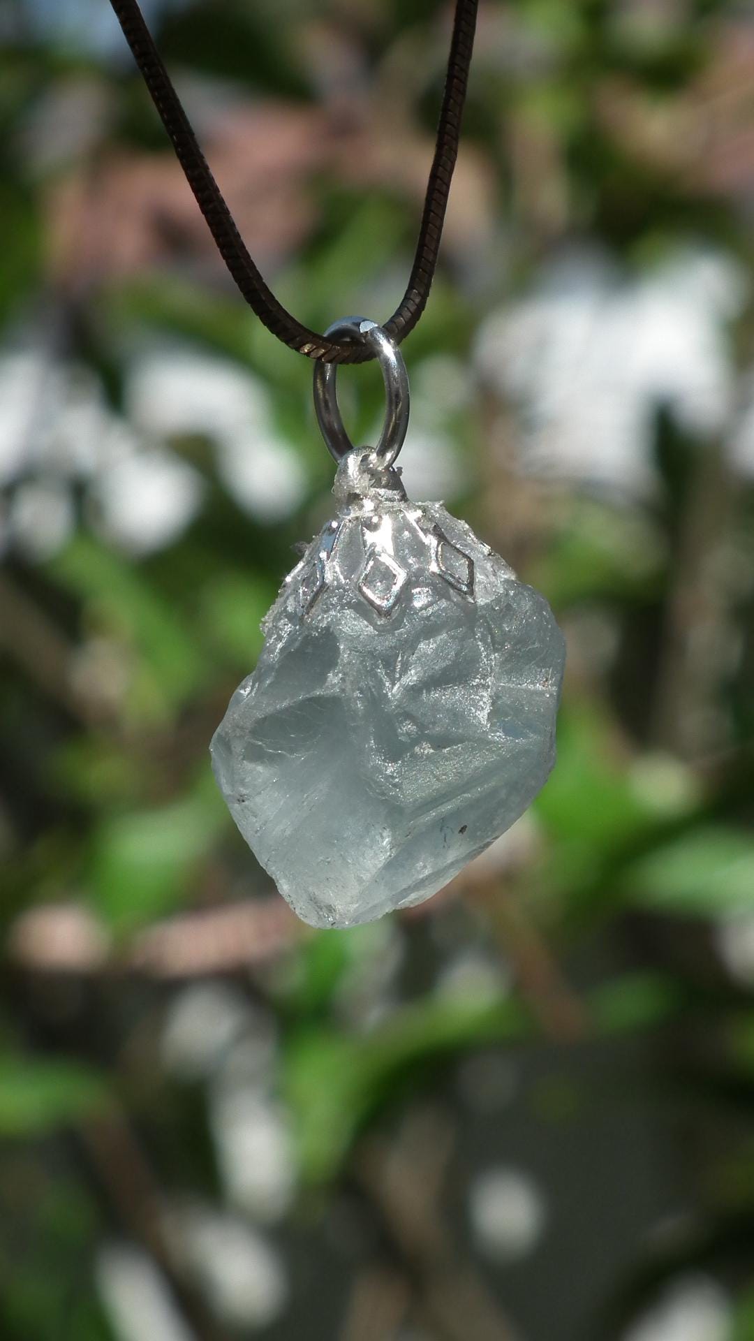 Celestite pendant