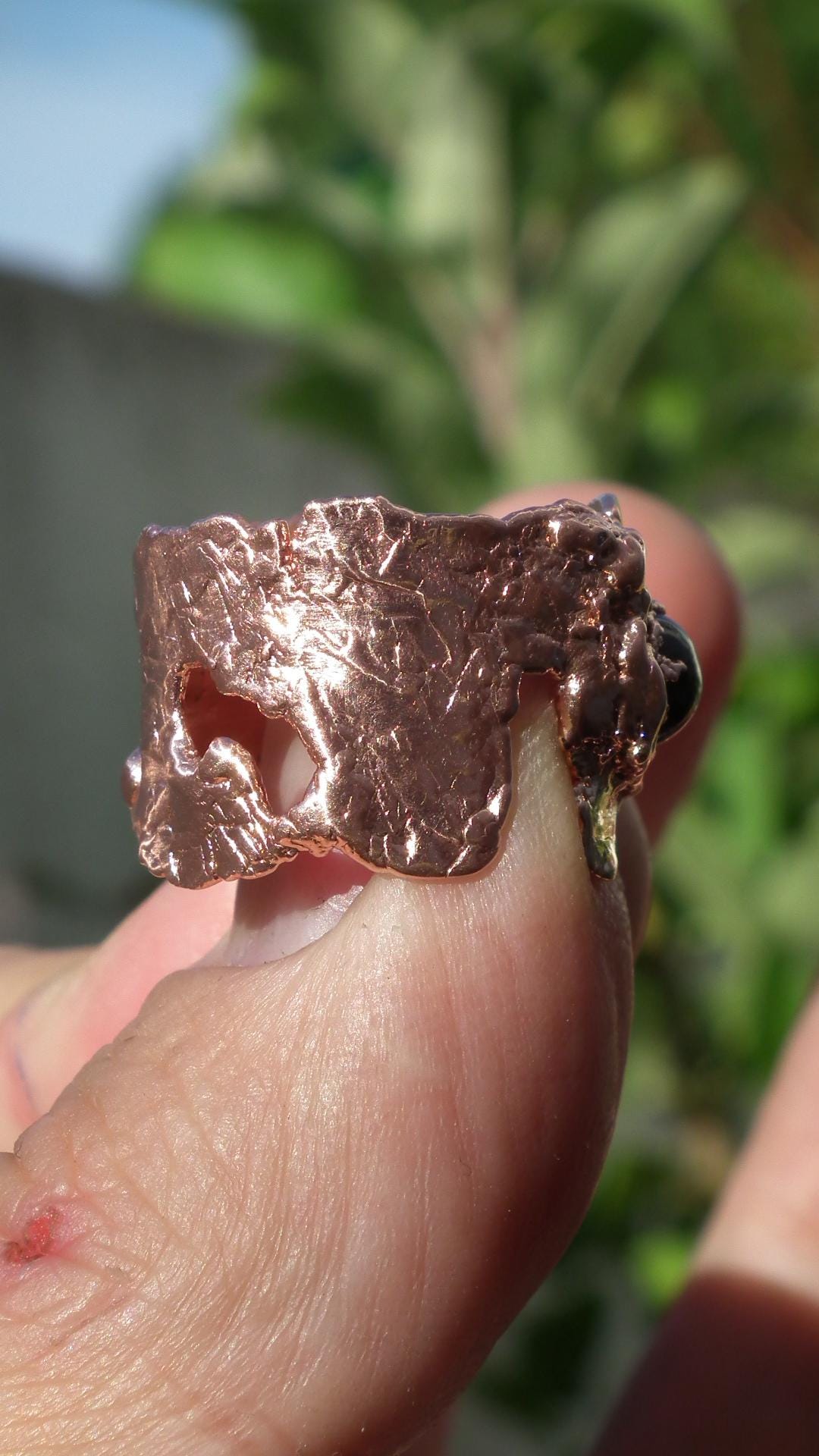 Garnet ring / mens garnet ring / red garnet ring