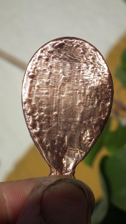 Black moonstone pendant black // Moonstone jewelry // Electroformed copper