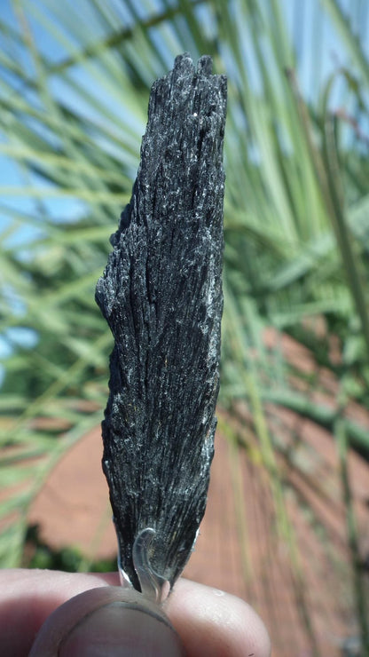 Black Kyanite pendant