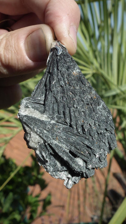 Black Kyanite pendant