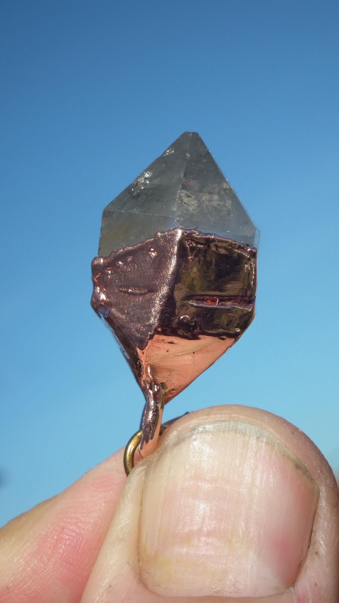 Herkimer diamond necklace