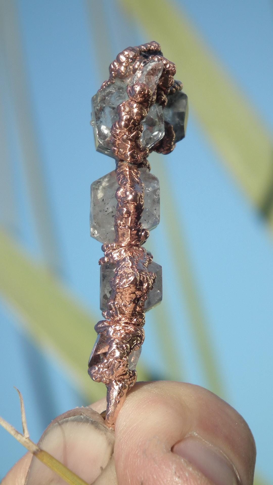 Genuine raw moldavite pendant