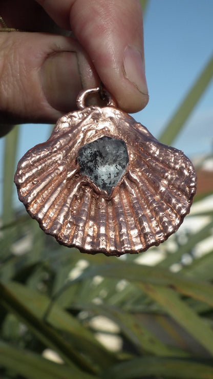 Herkimer diamond necklace // XXL Herkimer diamond necklace