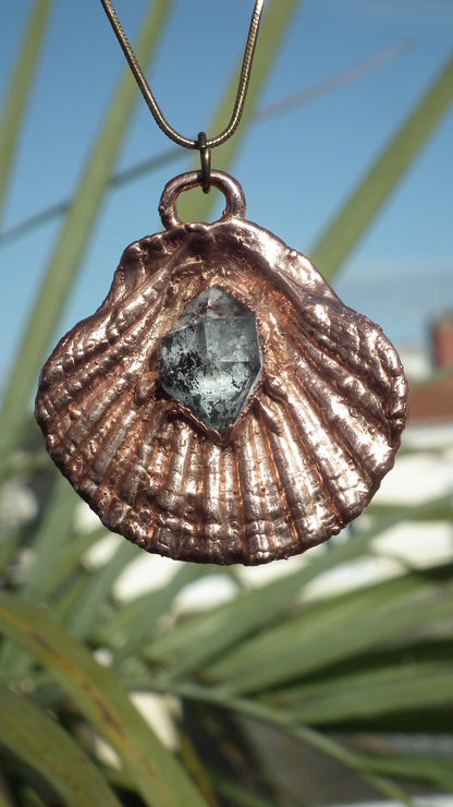 Herkimer diamond necklace // XXL Herkimer diamond necklace