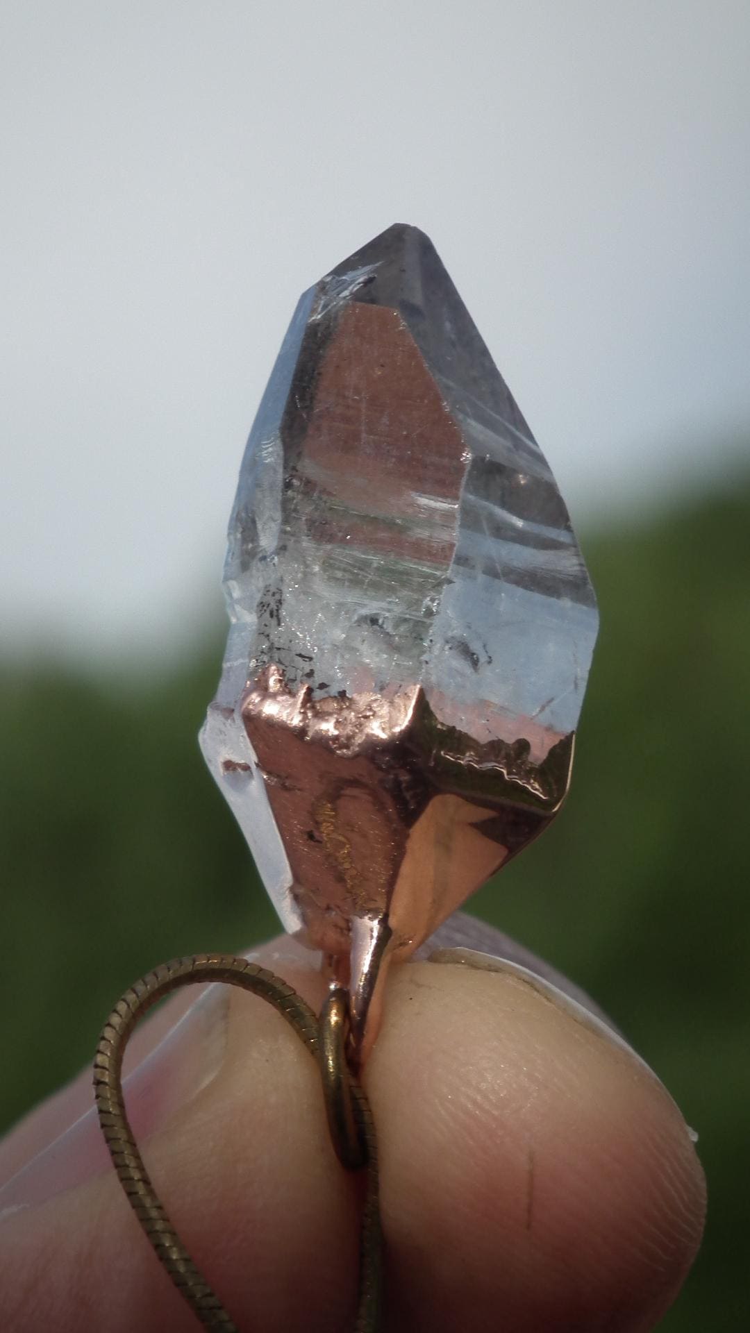 Herkimer diamond pendant