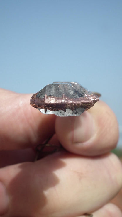 Herkimer diamond necklace // XXL Herkimer diamond necklace