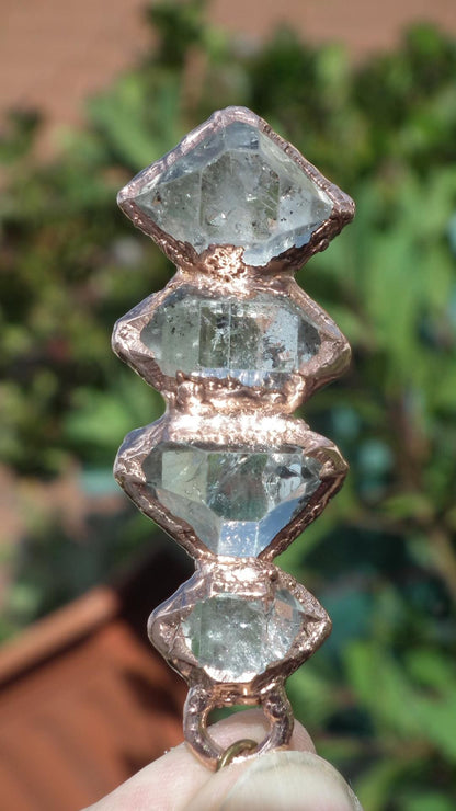 Herkimer diamond necklace