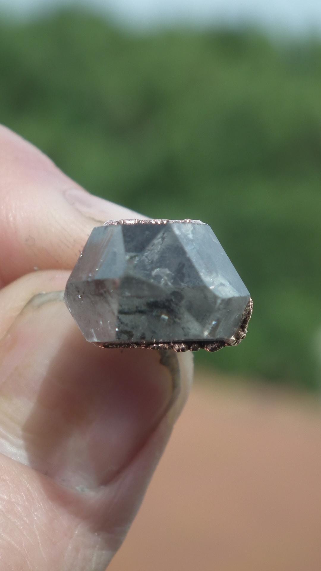 Herkimer diamond necklace // XXL Herkimer diamond necklace