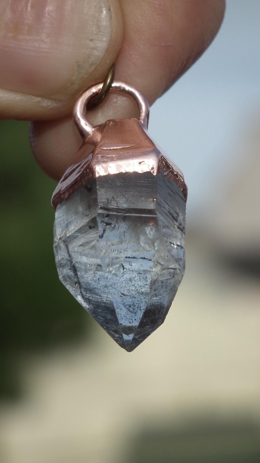 Herkimer diamond pendant