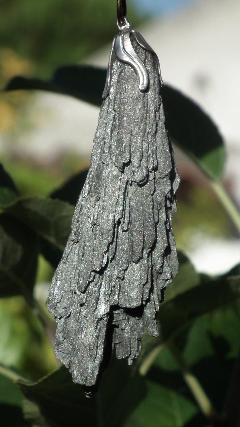 Black Kynanite pendant