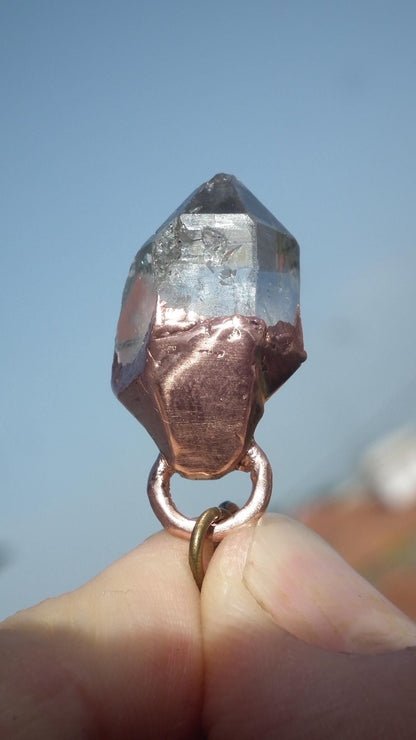 Herkimer diamond necklace