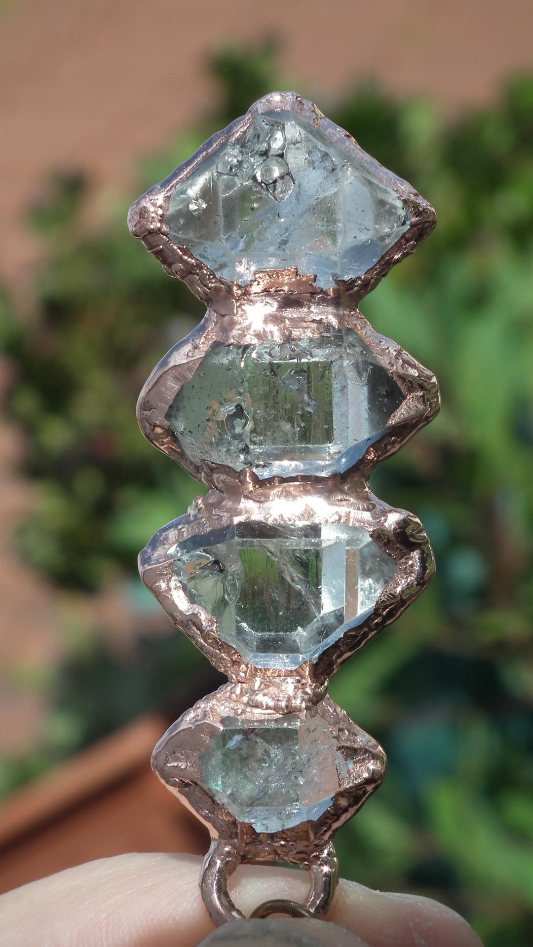 Herkimer diamond necklace