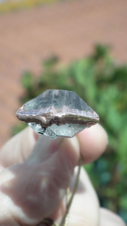 Herkimer diamond necklace